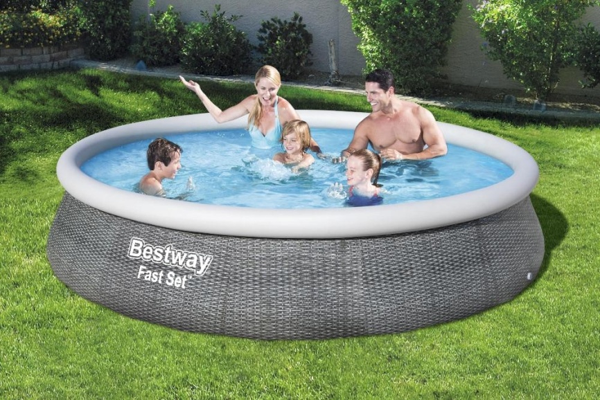Надувной бассейн Bestway Ротанг 57376 (396*84 карт. фильтр) фото 2