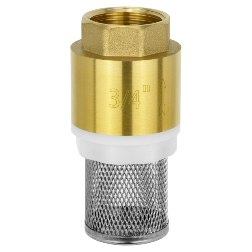 JEMIX BRV-3/4-Filter Обратный пластиковый клапан с несъемным фильтром фото 1